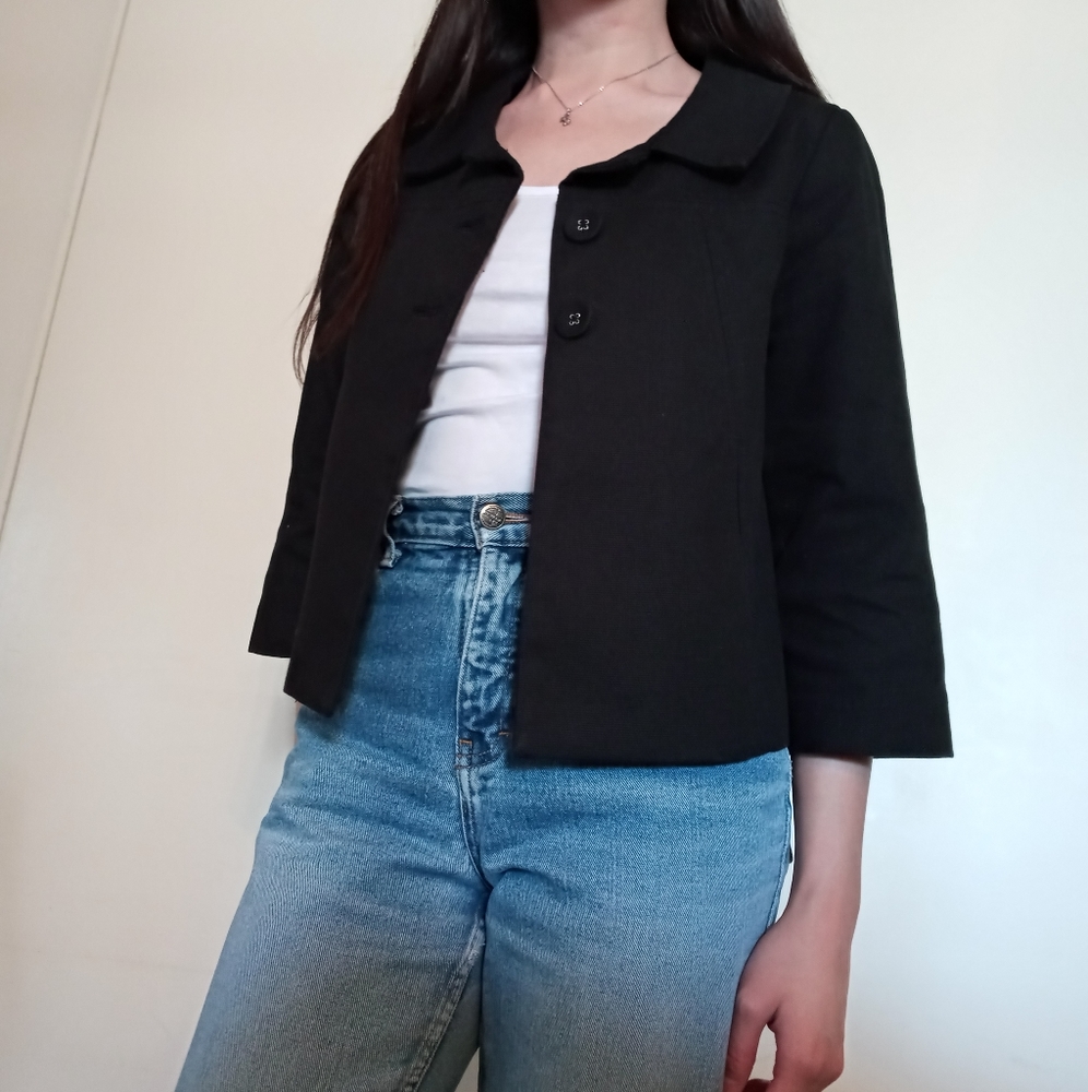 DONATED!H&M Cropped Jacket